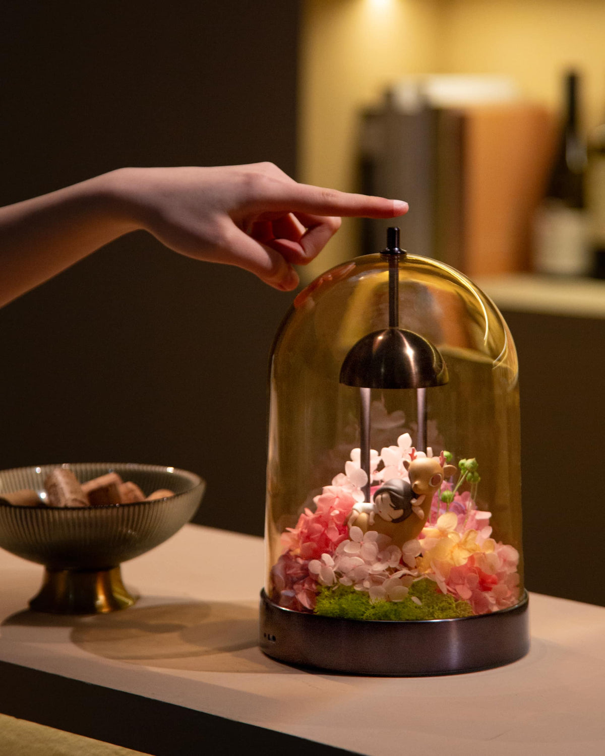 Amber Table Lamp